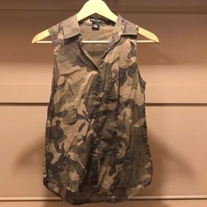 Camp Button up Tank